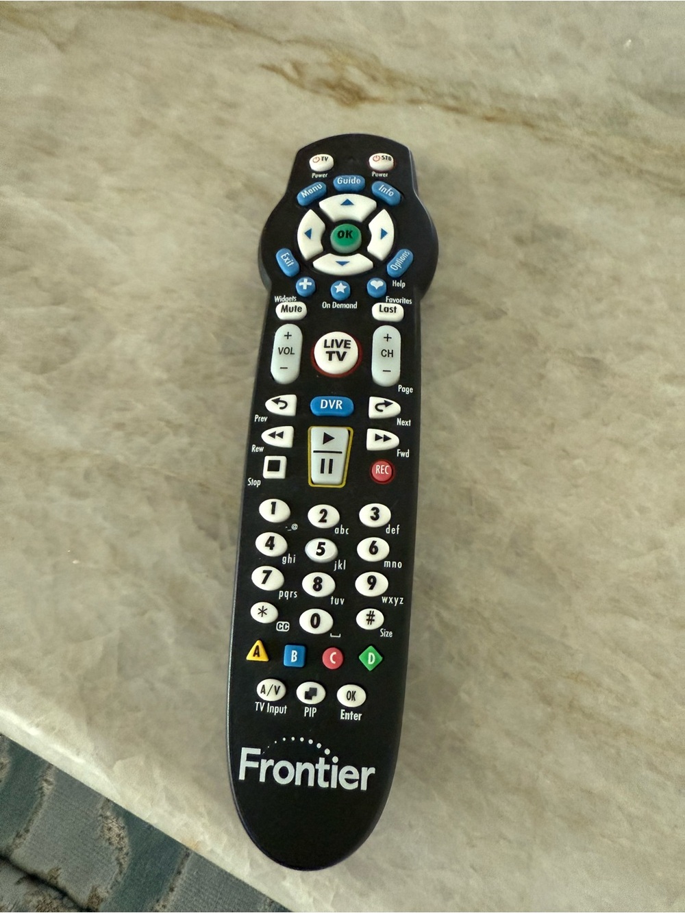 Frontier Universal Remote Control TV